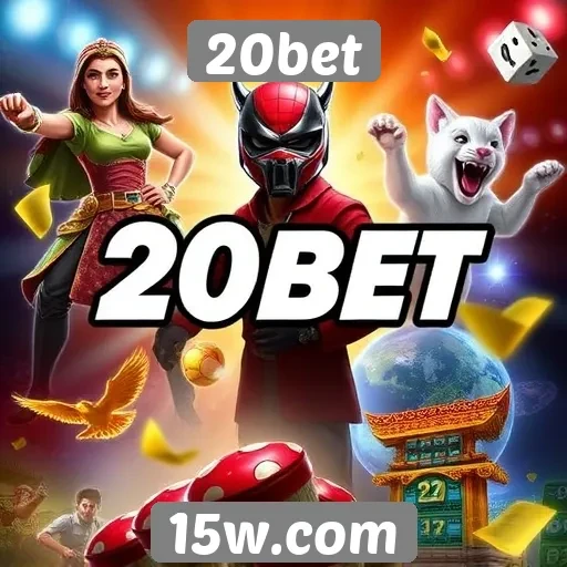 Diversidade de jogos disponíveis na plataforma 20bet